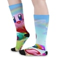 thumbnail image 5 of Kirby Unisex Socks Stockings Fashion Cozy Soft Crew Socks Daily Warm Elastic Calf Stockings For Men And Women, 5 of 7