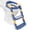 Blue, variant on Golyzmt 3-in-1 Potty Training Seat with 2 Step Ladder for Toddlers Boys Girls, 5-Level Adjustable Height Toilet Seat with Splash Guard, Anti-Slip Foldable Potty Trainer for Home