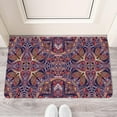 thumbnail image 3 of 17x30 Taupe Moroccan Area Rug - Non-Slip Washable Soft & Thin - Retro Floral Medallion Design - Door Mat perfect for Kitchen Bedroom Bathroom, 3 of 6