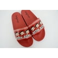 thumbnail image 5 of Betty Boop Red Stripe Women's Flatbed Beach Summer Sandal, 5 of 5