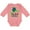 Mauve, variant on Key West, Florida Happy Sea Turtle Boys or Girls Long Sleeve Baby Bodysuit