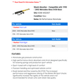 thumbnail image 2 of Shock Absorber - Compatible with 1998 - 2002 Mercedes-Benz E430 Base 1999 2000 2001, 2 of 2