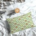 thumbnail image 3 of Salouo Cute Chubby Frog Pattern Pillow Cases,1PC Pillow Covers with Envelope Closure Decorative Pillow Case for Bed Couch,Pillows Not Included-16"x24", 3 of 6