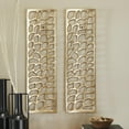 thumbnail image 2 of DecMode Gold Aluminum Metal Cutouts Abstract Wall Decor (2 Count), 2 of 7