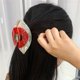 thumbnail image 1 of Pinzas para el pelo con forma de ojo de acetato, horquillas para el pelo, accesorios únicos para Halloween, pinzas para el pelo para mujer, color café y verde, color café y verde, 1 of 5