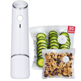 thumbnail image 1 of 1SET Compact Vacuum Sealer for Food Powerful Handheld Vacuum Sealer Machine, Seal Meal Saver,Portable Food Sealer,1 x vacuum machine 30 x bags,White, 1 of 7