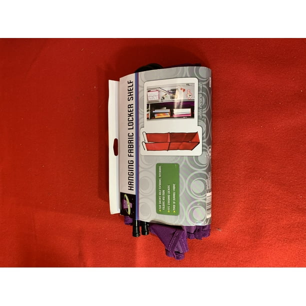 Hanging Fabric Locker Shelf 2 shelves, fits standard lockers, durable