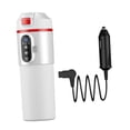 thumbnail image 3 of Luzkey Car Heating Cup Heating Drinking Cup Warm Bottle Quick Water Heating Car Heated Mug Travel Coffee Mug for Work Milk Heated Tea White, 3 of 8