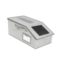 BUTOMKY Stackable Baseball Cap Storage Box - Holds Up to 30 Hats, Clear Window Hat Organizer for Closet with Cardboard Base, Sturdy Hat Box for Men & Women (Space-Saving & Stackable)‌