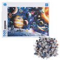 thumbnail image 1 of 500pcs Outer Space Astronaut Jigsaw Puzzle Children Kid Early Educational Puzzle Toy GiftLL500-7, 1 of 4