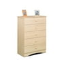 Nexera Alegria 5 Drawer Chest, Maple