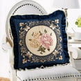 thumbnail image 5 of Vikakiooze Lace Pillow Sofa Living Room Bedroom Bedside Car Fabric Embroidery Pillow Waist Cushion Backrest, 5 of 6