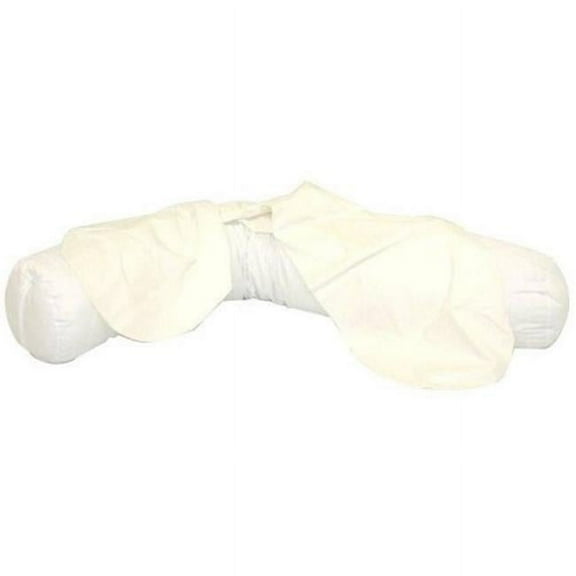 Jobri Jobri-BR3100WH Pillowcase for Deluxe Body Pillow, 100 Percent Cotton - White