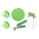 thumbnail image 5 of Juego de cocina anti-escaldaduras, incluye pinzas para platos, cuencos, agarraderas, guantes y agarraderas. verde, 5 of 9