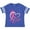 Football Blue and White, variant on Cure- Breast Cancer Awareness pink ribbon Boys or Girls Toddler T-Shirt