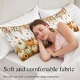 thumbnail image 6 of Pumpkins Fall Long Body Pillow Cover 20x60 Inch, Thanksgiving Eucalyptus Leaves Harvest Maple Decorative Pillowcase with Zipper, Microfiber Soft Breathable Long Pillowcases for Women, 6 of 9