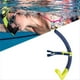 thumbnail image 4 of Tubo de Snorkel para Entrenamiento de Natación, Tubo de Respiración Frontal con Boquilla de Silicona de Montaje Central, Tubo de Respiración Estilo Libre para Adultos A, 4 of 7