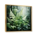thumbnail image 2 of Designart "Ferns love expression II" Floral Floater Framed Canvas Print, 2 of 7