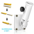 thumbnail image 2 of Anley Multi-Position Flag Pole Mounting Bracket Aluminum 1" Diameter - White, 2 of 5