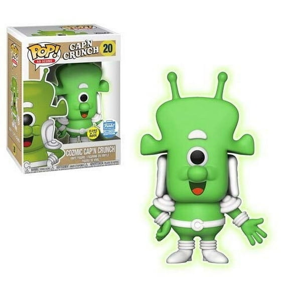 Funko Pop Ad Icons 20 Cozmic Cap'n Crunch Limited Edition Glow in The Dark Exclusive