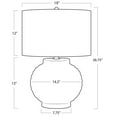 thumbnail image 2 of Regina Andrew 13-1599 Adobe 27" Tall Buffet Table Lamp - Brown, 2 of 4