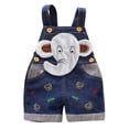 thumbnail image 4 of Abomasnow Boy Girl Jean Overalls Toddler 3D Graphic Denim Jumpsuit 9 Month-3 Years, 4 of 6
