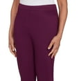 thumbnail image 4 of Alfred Dunner Womens Fitted Twill Short Length Pant, 4 of 4