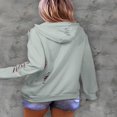 thumbnail image 2 of Women‘s Halloween Hoodies in Pumpkin Patterns with Long Sleeves, 2 of 5