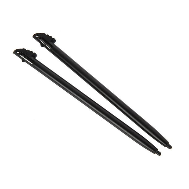Lápiz de pantalla táctil de plástico negro de 6 uds para 3DS N3DS XL LL nuevo