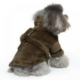 thumbnail image 3 of Dog Bathrobe  Puppy Robe Dog Drying Towel Robe with Hooded & Waist Belt  Easy Wear Super Absorbent Pets Drying Coat, 3 of 5