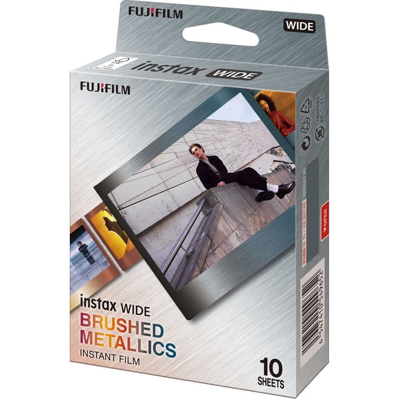 FUJIFILM INSTAX WIDE Brushed Metallics Instant Film (10 Exposures) 1693210