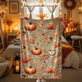 thumbnail image 6 of WDOBM Soft Blanket, Plush Blanket, Reindeer Snowman Christmas Flannel Throw Blanket, Pumpkin Blanket, Static Resistant Blanket for Sofa Throw Blanket, 6 of 8