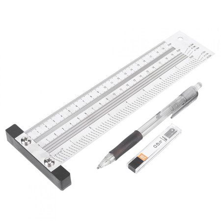 Gupbes Woodworking Marking Line Ruler, 16 Inches Marking Ruler, Pipes ...