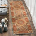 thumbnail image 4 of SAFAVIEH Mahal Rosalynne Bordered Runner Rug, Navy/Red, 2'2" x 8', 4 of 5