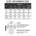 thumbnail image 5 of Coshow Men's Long Sleeve Linen Button Down Shirts Casual Summer Beach Shirt Business Dress Shirt, 5 of 5