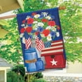 thumbnail image 3 of Briarwood Lane Red White and Blue Patriotic House Flag, 3 of 3