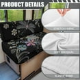 thumbnail image 6 of Yuyamidu Dragonfly RV Dinette Cushion Slipcover Floral RV Couch Covers for Sofa Comfy Loveseat Slipcovers for Travel Trailer Couch 1 Bench Cover 1 Backrest Cover RV Sofa Cover, 6 of 7