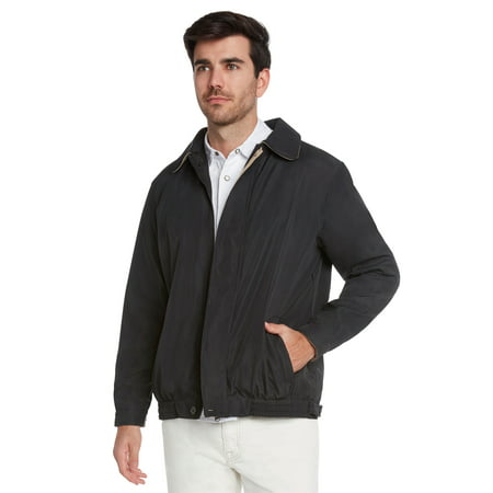 Men's Water Resistant Lightweight Paneled Harrington Jacket by 9 (Best Harrington Jacket Brand)