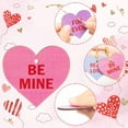thumbnail image 4 of Valentines Day Heart 2D Wooden Pendant Garland Hearts Party Favors Candy Color Garland Heart Sayings Pre-strung Banner Deco 2025 (8x7cm 2D pendant,12pcs), 4 of 6