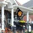 thumbnail image 5 of Happy Halloween House Flag 28x40 Inch Burlap Vertical Double Sided, Scary Pumpkin Holiday Yard Outdoor Decoration DF092-28, 5 of 5