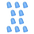 thumbnail image 2 of Seitruly Puntas de dedos de guitarra de silicona Protectores de dedos Protectores transparentes resistentes al desgaste Púas de protección Type2 NO2, 2 of 6