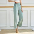 thumbnail image 1 of Pantalones de chándal de yoga para mujer Cintura ancha Modal Elástico Cómodo Suelto Ancho, 1 of 8