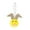 Yellow, variant on OutmaxHome Easter Decorative Glowing House Ornament Wooden Hanging Easter Decorations for Indoor Outdoor Party Supplies