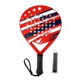 thumbnail image 2 of S SERENABLE Padel Racket Comfortable Grip Paddle Tennis Racquet for Gym Matches Teenager Red, 2 of 9