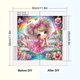 thumbnail image 5 of Kit Con Forma Especial Parcial DIY 5D Niña 30x30cm, 5 of 9