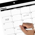 Mead Basic Academic 20242025 Monthly Desk Pad Calendar Compact 17 34 x