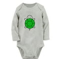 thumbnail image 2 of iDzn Little Baby Cute Rompers, Newborn Babies Unisex Bodysuits, Infant Animal Turtle Graphic Jumpsuits, Toddler Kids Long Sleeve Oufits (Gray, 6-12 Months), 2 of 5