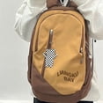 thumbnail image 4 of Mochila para estudiantes de secundaria, mochila retro de gran capacidad para estudiantes universitarias, mochila de moda para estudiantes de secundaria, 4 of 5
