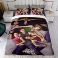 thumbnail image 4 of Colina del Árbol Conjunto de sábanas temático, trío de piezas, cómodo y amigable con la piel, diseño único, regalo de decoración para el hogar para familiares, amigos y fans,140cm *210cm, 4 of 6
