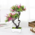 thumbnail image 4 of Artificial Bonsai Tree-Fake Plant in Pot Artificial Plants, Faux Bonsai Pine Bonsai Artificial Plants for Home Decor Indoor, Office/Windowsill/Yard,Desktop Display 50% Saving, 4 of 6